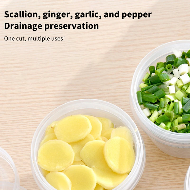 Кухонный пластиковый герметичный ящик для хранения в холодильнике портативный