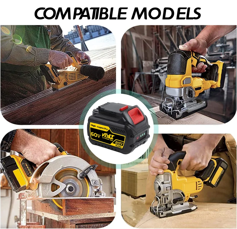 9000 мАч Dewalt FlexVolt 120 в 60 20 сменная батарея инструменты аккумулятор для дрели DCB606 DCB612