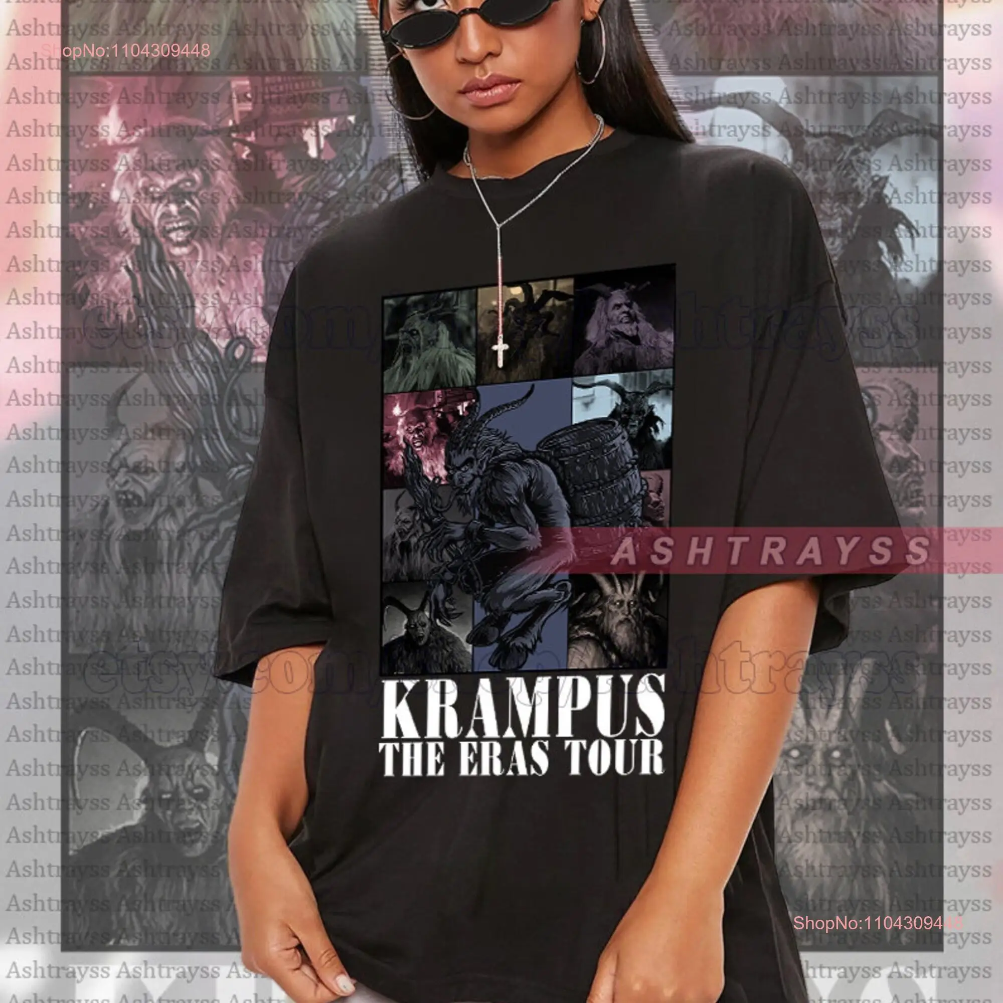 Футболка Krampus The Eras Tour с длинными или короткими рукавами