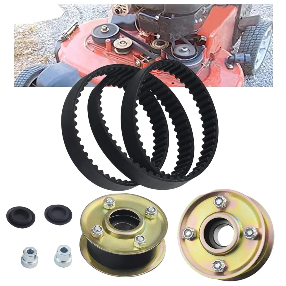 

131-4509 125-2532 Mower Idler Pulley & 120-3335 Belt Kit For Toro 30\\\" Deck Lawn Mower Vehicles Flat Idler Pulley ​Accessories