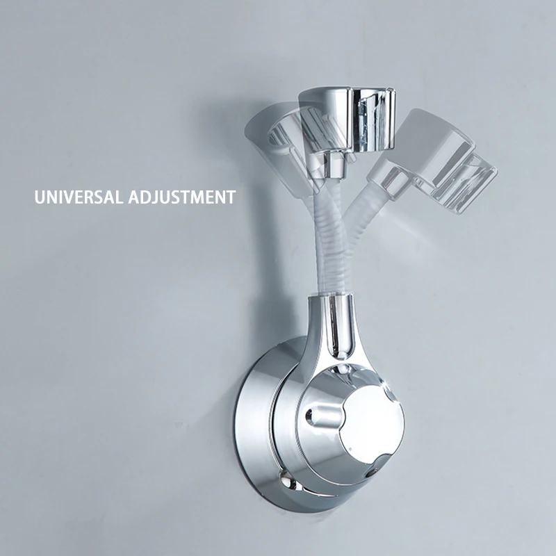 Держатель для душевой лейки без перфорации регулируемая присоска аксессуары