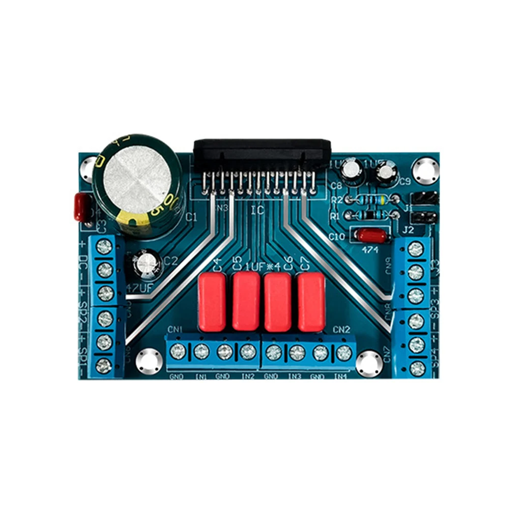 

TDA7388 Amplifier Board Modification Replace Efficient 4 Tracks Amp Boards Audio Accessory Sound Output Component
