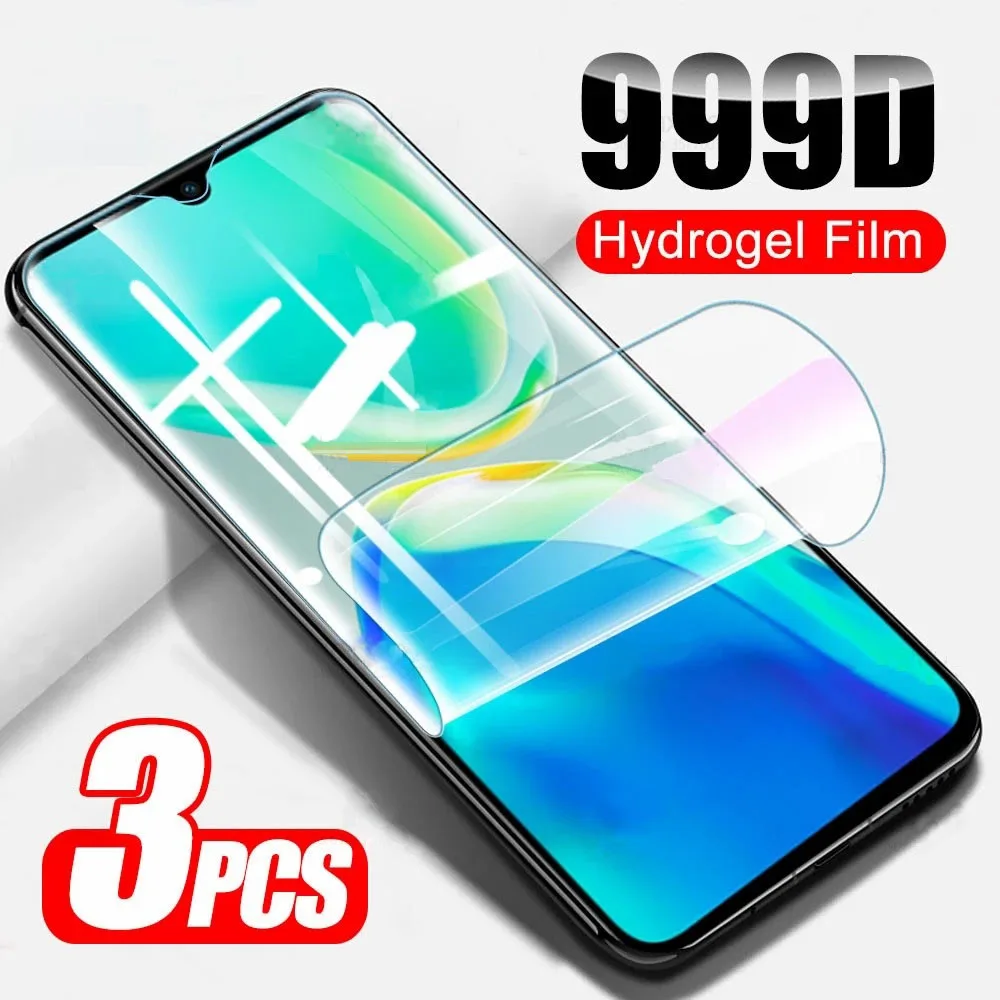 Гидрогелевая пленка для Vivo Y72 Y52, Защитная пленка для экрана Vivo Y02S, Y01S, Y02A, Y01, Y31, Y51, Y11, Y16, Y56, Y22, Y22S, Y73T, Y32T, 3 шт.