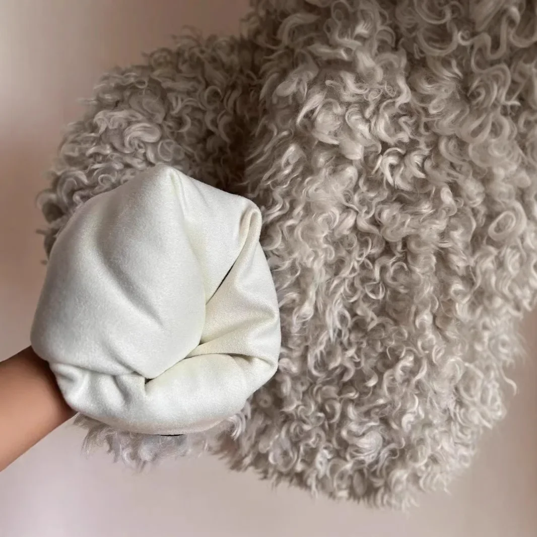 Новинка 2024 осенне-зимняя женская плюшевая куртка с капюшоном мягкий и ленивый