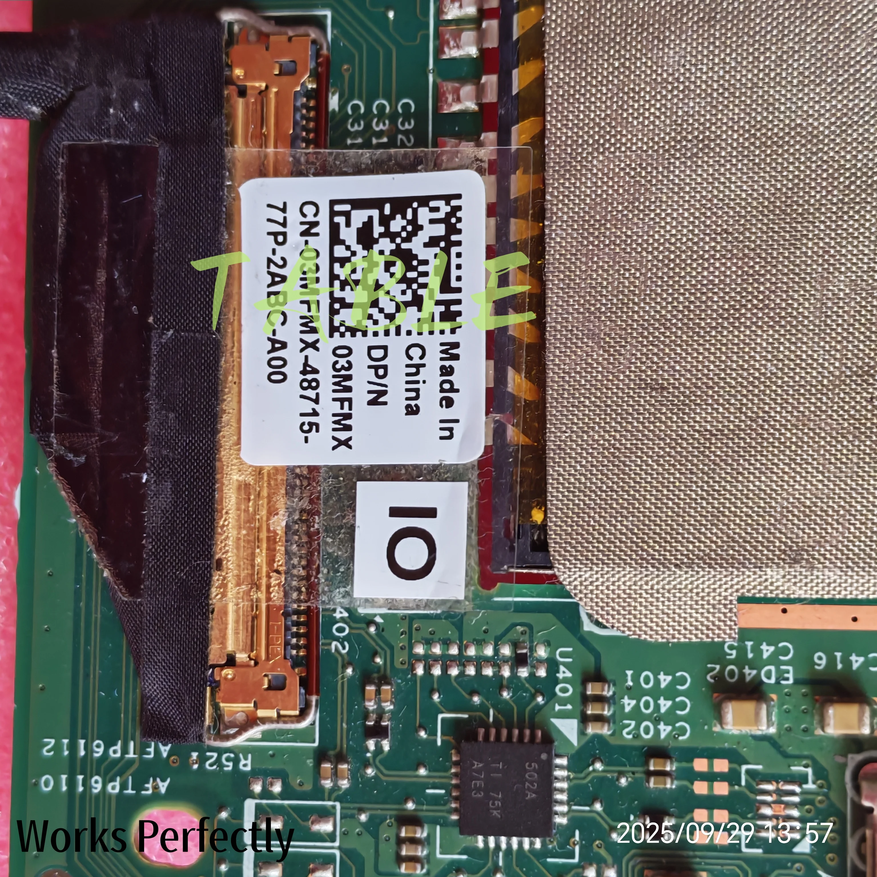 Оригинальный CN-03MFMX 03MFMX 450.0b601.0001 для платы ввода-вывода DELL 0HC1R9 cn-0hc1r9 f12hc 100% TESED OK (art.: 3920d358dad98) - 3920d358dad98