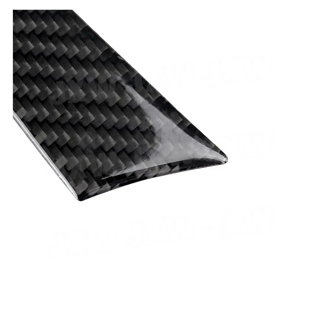 Углеродное волокно дверное зеркало заднего вида ручка панель накладка наклейки