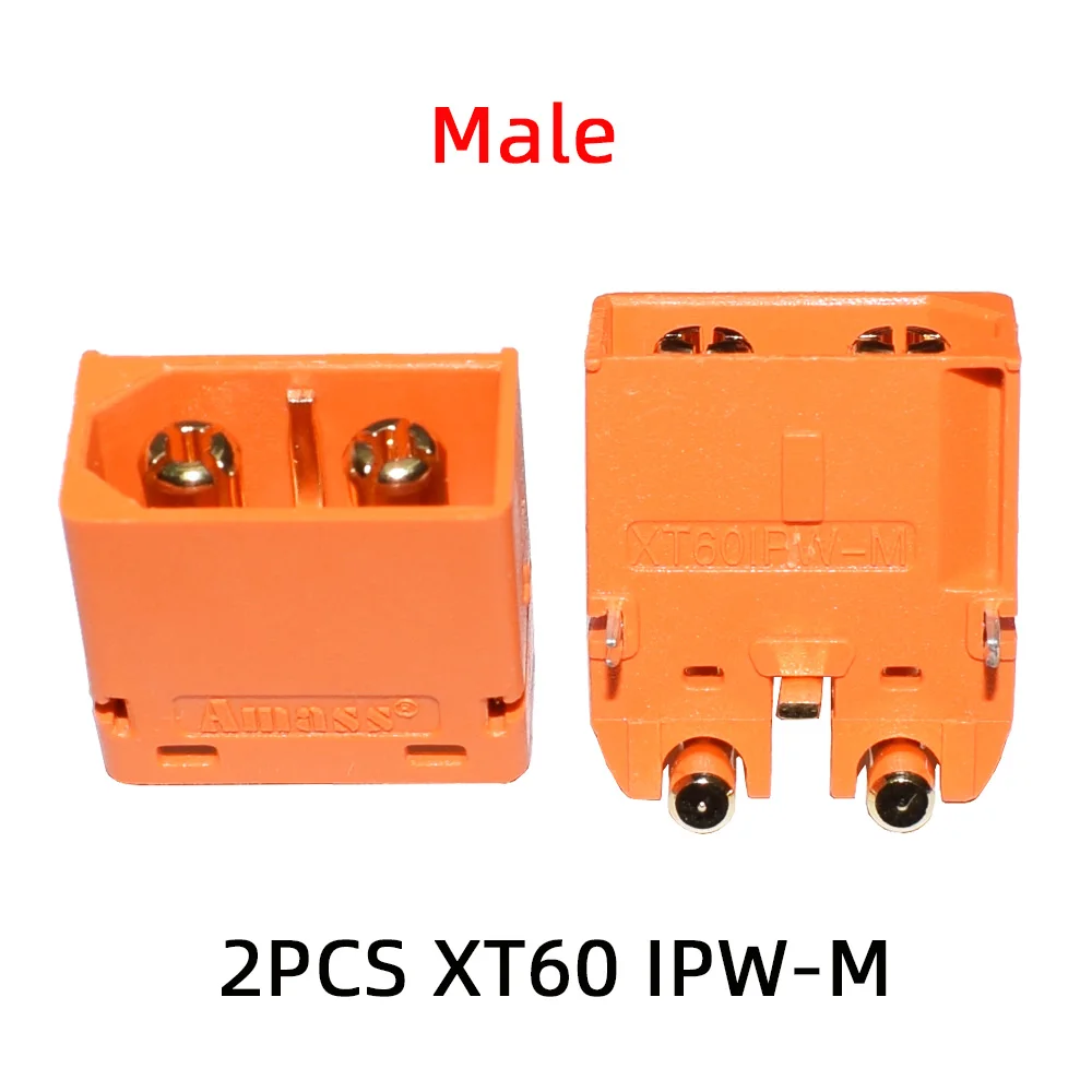 

XT60i-f Amass серии xt60i с сигналом 2+1 сильноточный позолоченный авиационный разъем «папа-мама» XT60IE-M XT60I-F