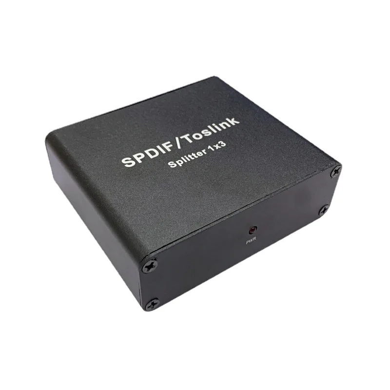 

Digital Optical Audio Switcher Splitter Extender 1x3 Optical Splitter Adapter 1 In To 3 Out with Power Adapter