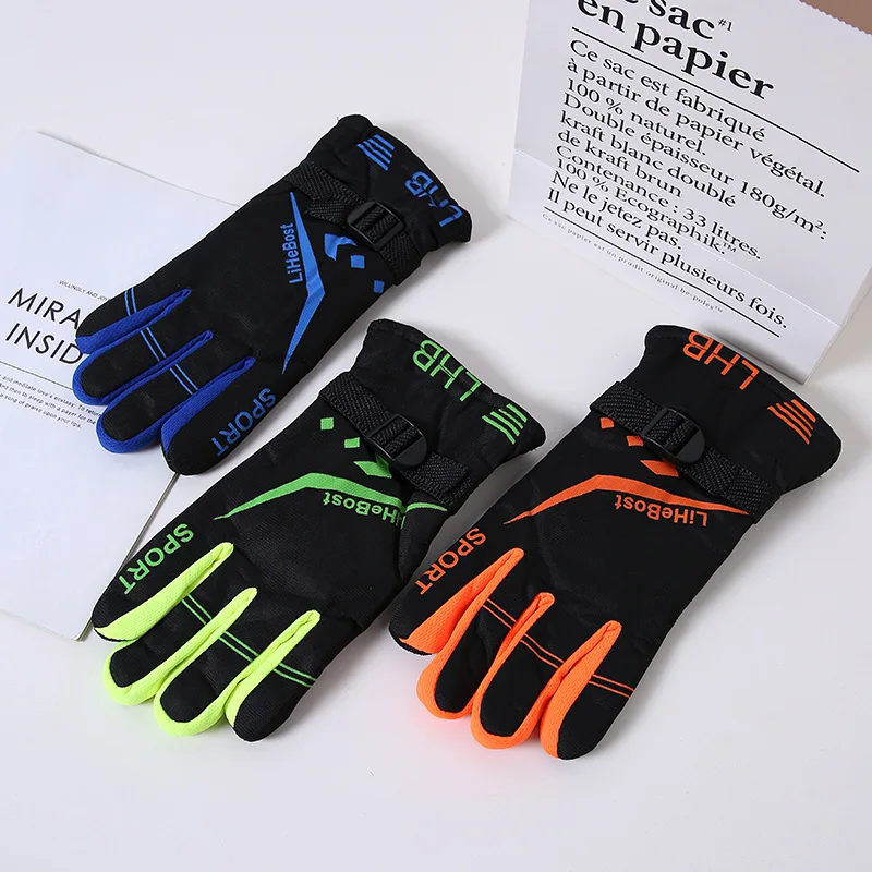 New Men Cycling Motorcycle Skiing Gloves Moto Touch Screen Motorbike Riding Gloves Motorcycle Padded Thickened Fishing Gloves