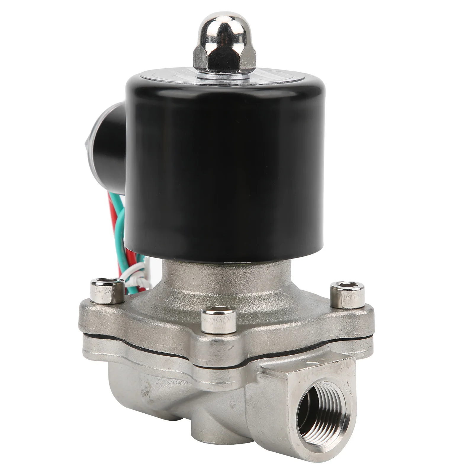 Нержавеющая сталь клапана соленоида 3/8in сразу действуя нормально закрытая для