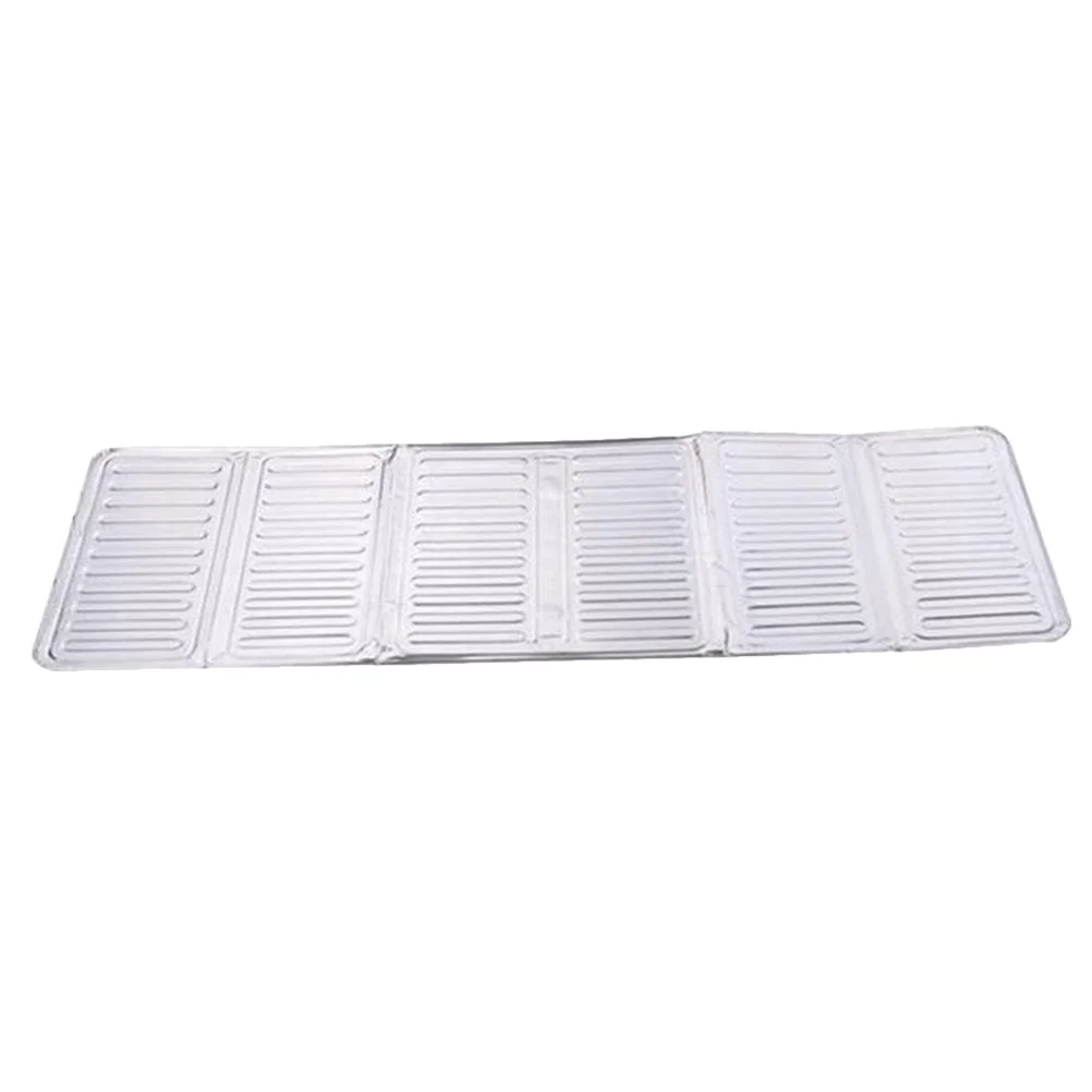 

Splatter Guard Oil Stove Frying Screen Shield Anti Grease Protector Wall Cover Pan Baffle Sided Aluminum Block Splashing Kitchen