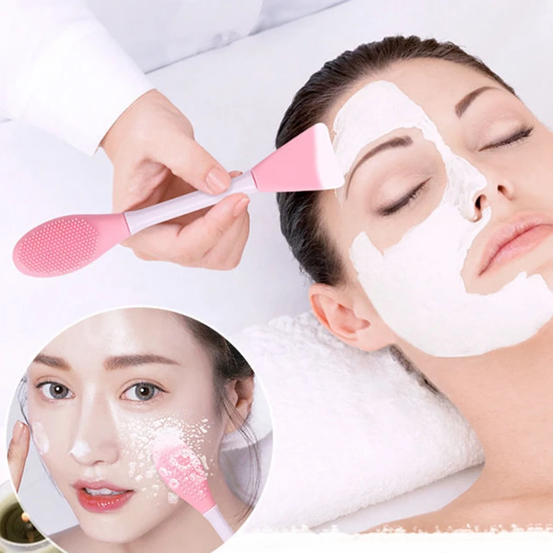 

Щеточка силиконовая многофункциональная для макияжа лица, профессиональный инструмент для макияжа, легко чистится, косметические инструм...