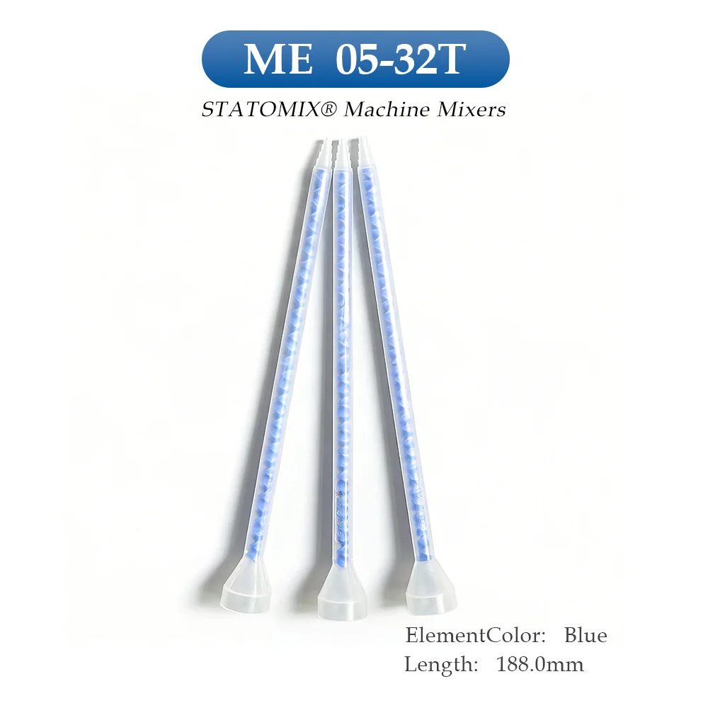 Статический смеситель SULZER Mixpac ME 05-32T Statomix для дозирования клея, одноразовый, с впускным соплом-колоколом, для аппликатора-дозатора (art.: 3920d397fc4a0) - 3920d397fc4a0