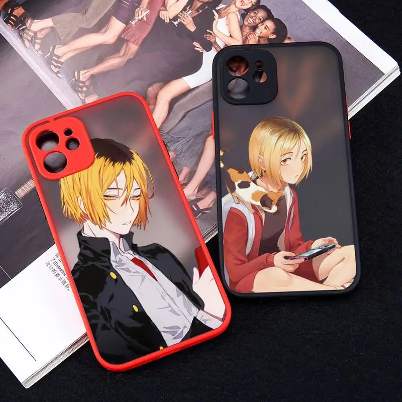 

Kenma Kozume of Haikyuu anime Phone Case matte transparent For iphone 11 12 13 6 s 7 8 plus mini x xs xr pro max cover