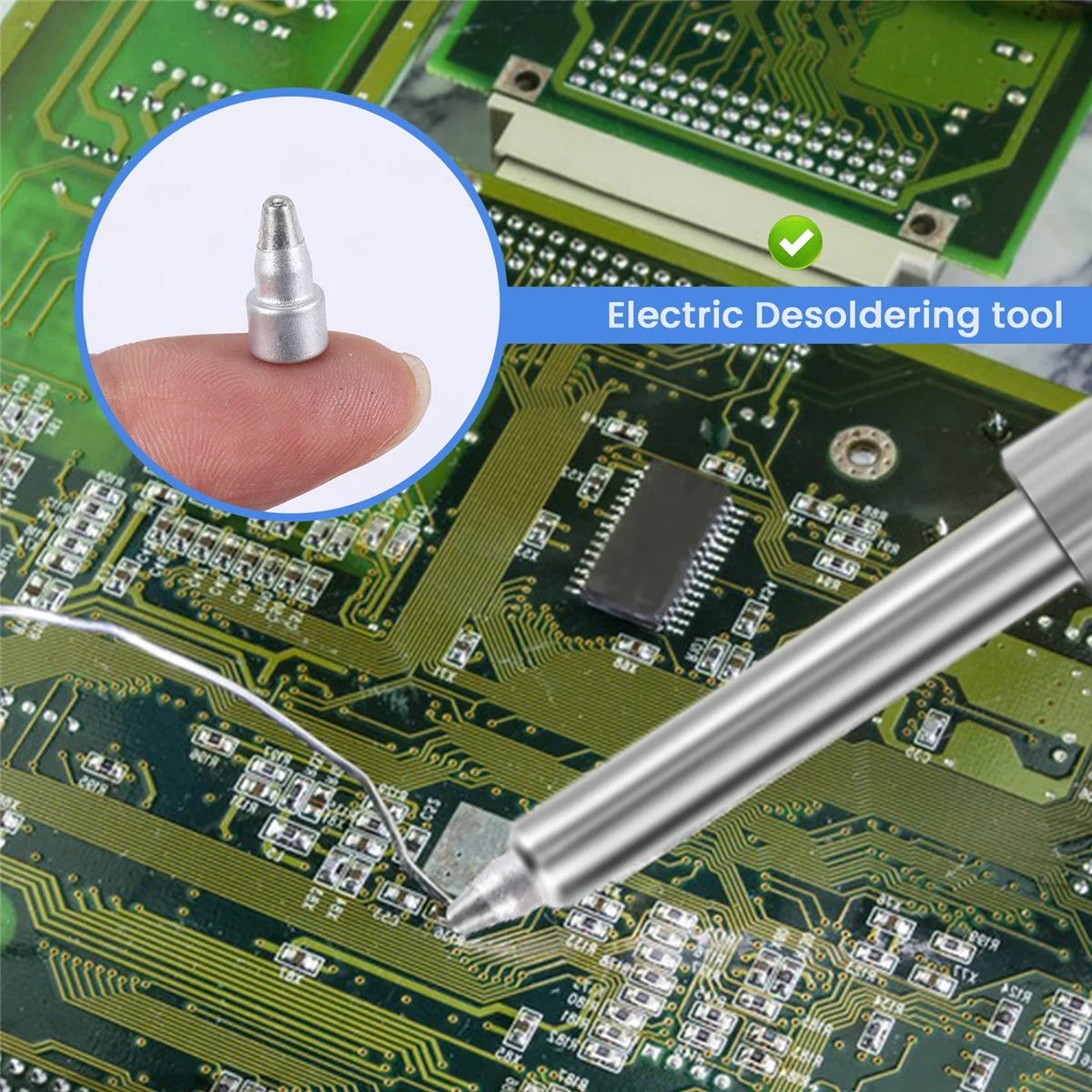 Электрический инструмент для распайки Pro'sKit SS-331H вакуумный всасывающий припой