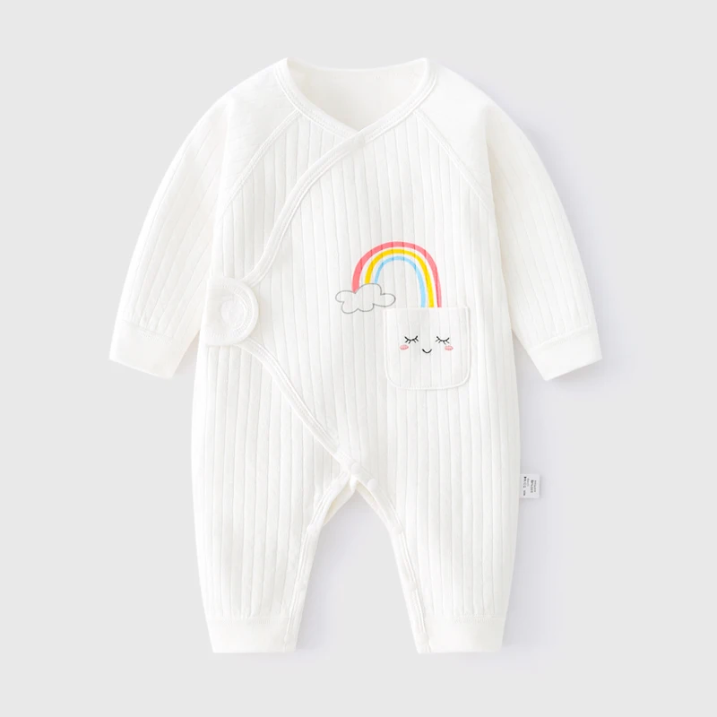 Baby One-piece Clothes Spring And Autumn Summer Newborn Clothes Thin Newborn Baby Monk Clothes Pure Cotton Ha Clothes Spring Clo