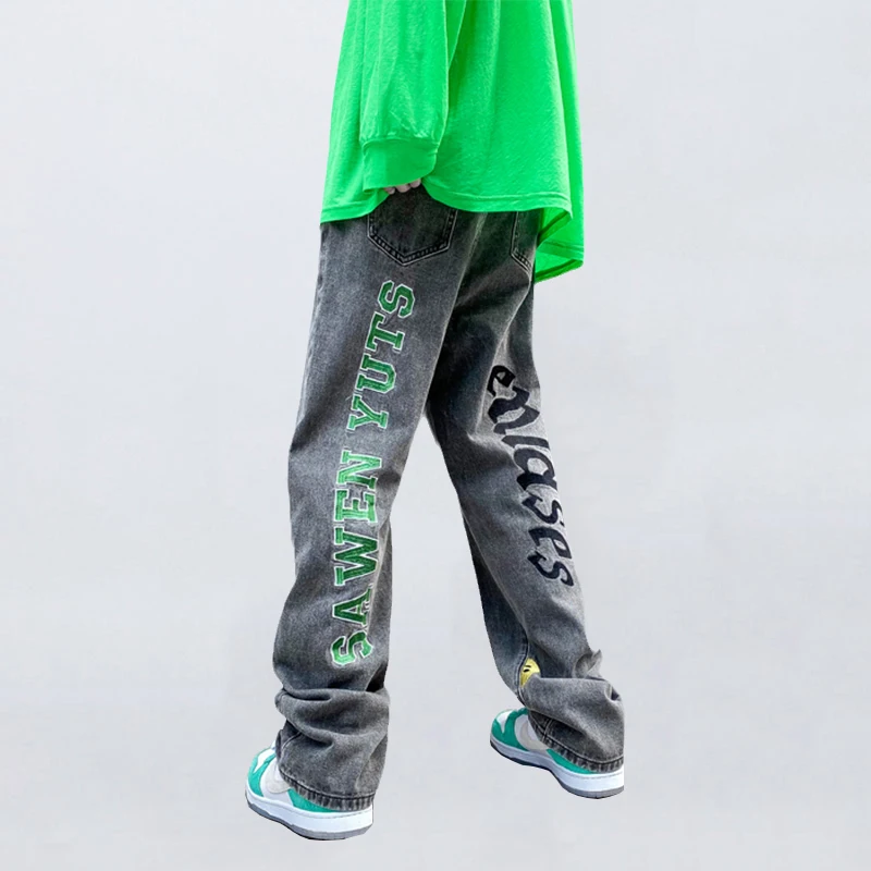 

Джинсы Four Seasons мужские с алфавитом в стиле хип-хоп