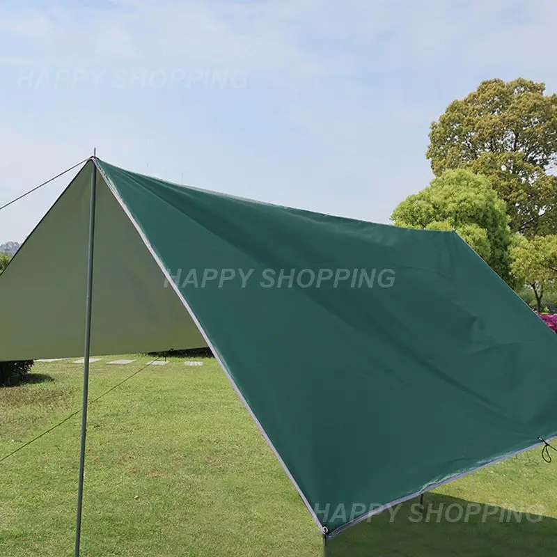 

Camping Tarp Waterproof Portable Tarp Multifunctional Outdoor Camping Traveling Awning Backpacking Tarp Shelter Rain Tarp