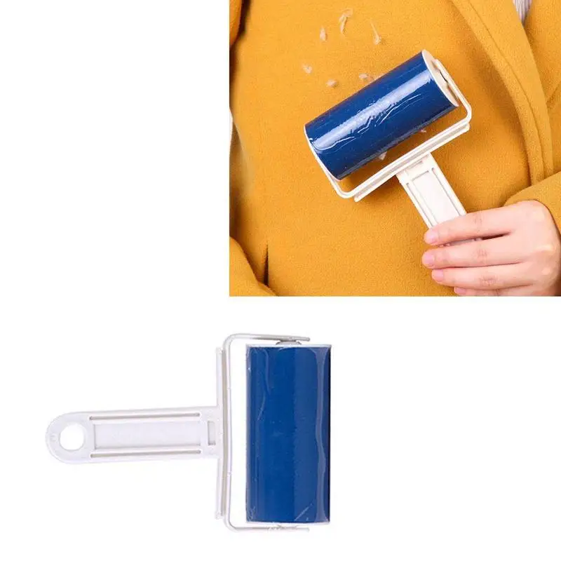 

Reusable Washable Lint Roller Sticky Silicone Dust Wiper Pet Hair Remover Cleaning Brush Tools For Pet Cloth Furniture