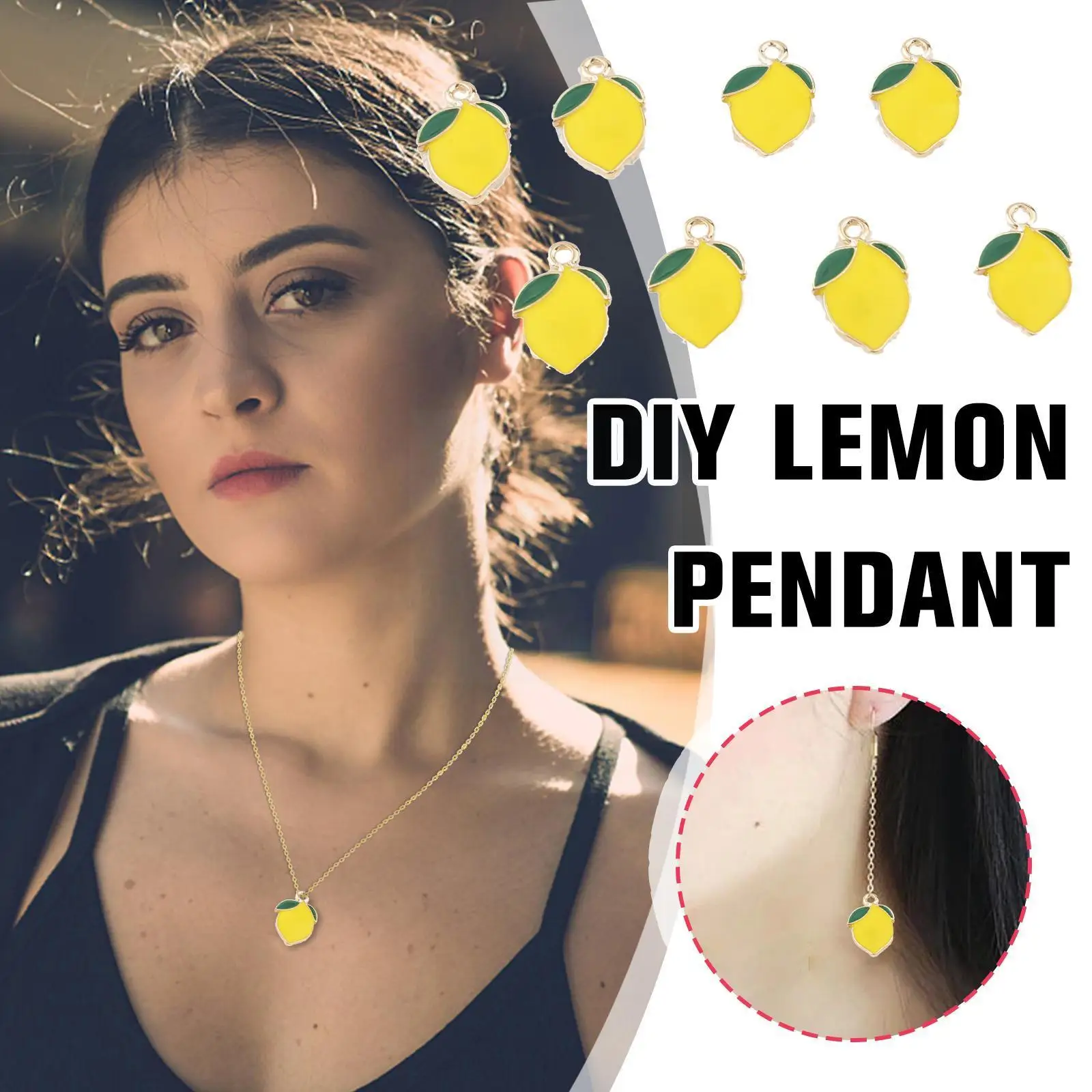 

10 шт., подвески в виде фруктов