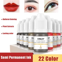 8ml semi permanent makeup inks for eyebrows eyeliner lip tint dye beauty microblading tattoo ink micropigmentation pigment
