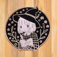 a0489 cosplay magic girl enamel pin anime pins mange briefcase badges badges on backpack brooch for clothes brooches gift