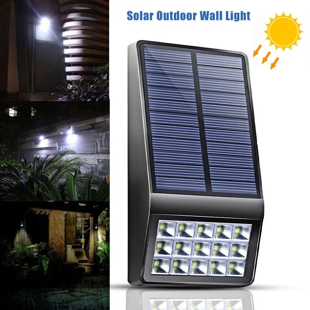

Solar LED Wall Lamp Built-in 600mah Rechargeable Battery Motion Sensor Outdoor Garden Fence Light