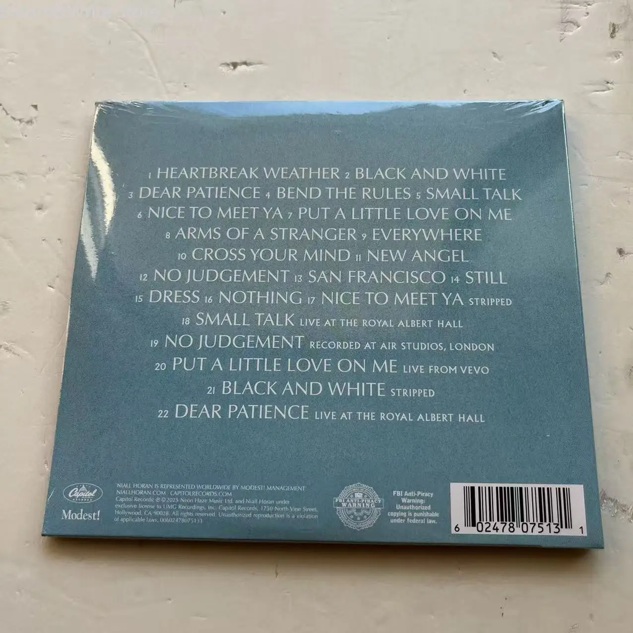 Классический CD Niall Heartbreak Weather, юбилейное издание к пятилетию, 22-трековая делюкс-версия, подарочный музыкальный набор, Walkman, музыка для автомобиля (art.: 3920d8fbde7b7) - 3920d8fbde7b7