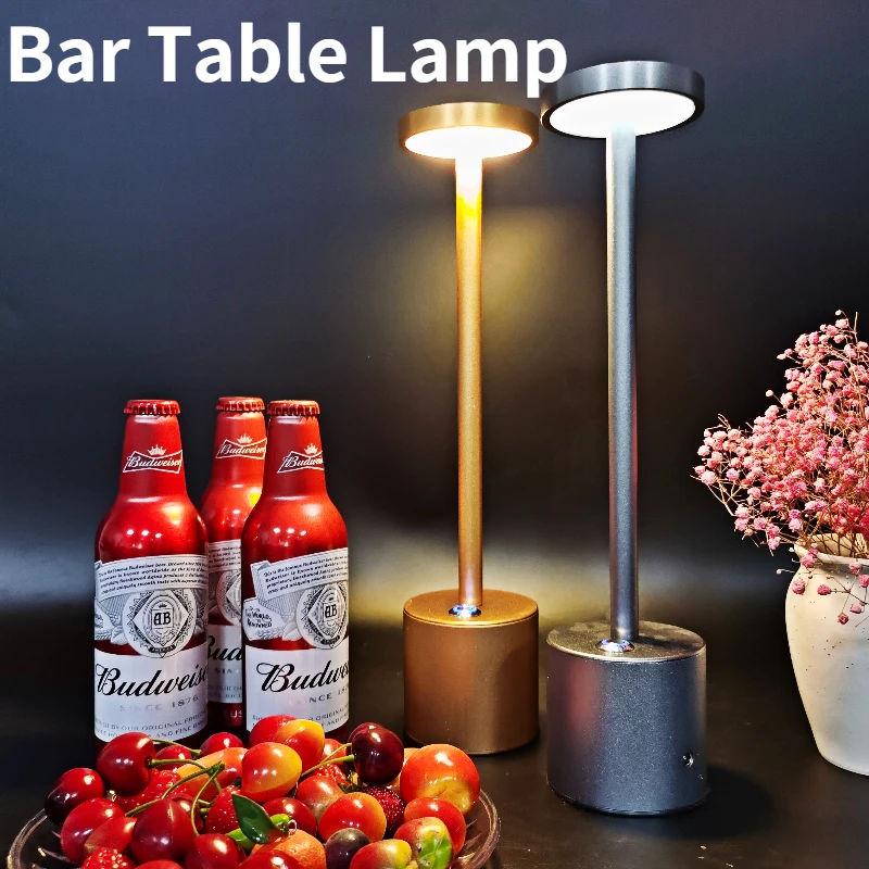 Беспроводная Настольная лампа с сенсорным управлением трехуровневый светильник