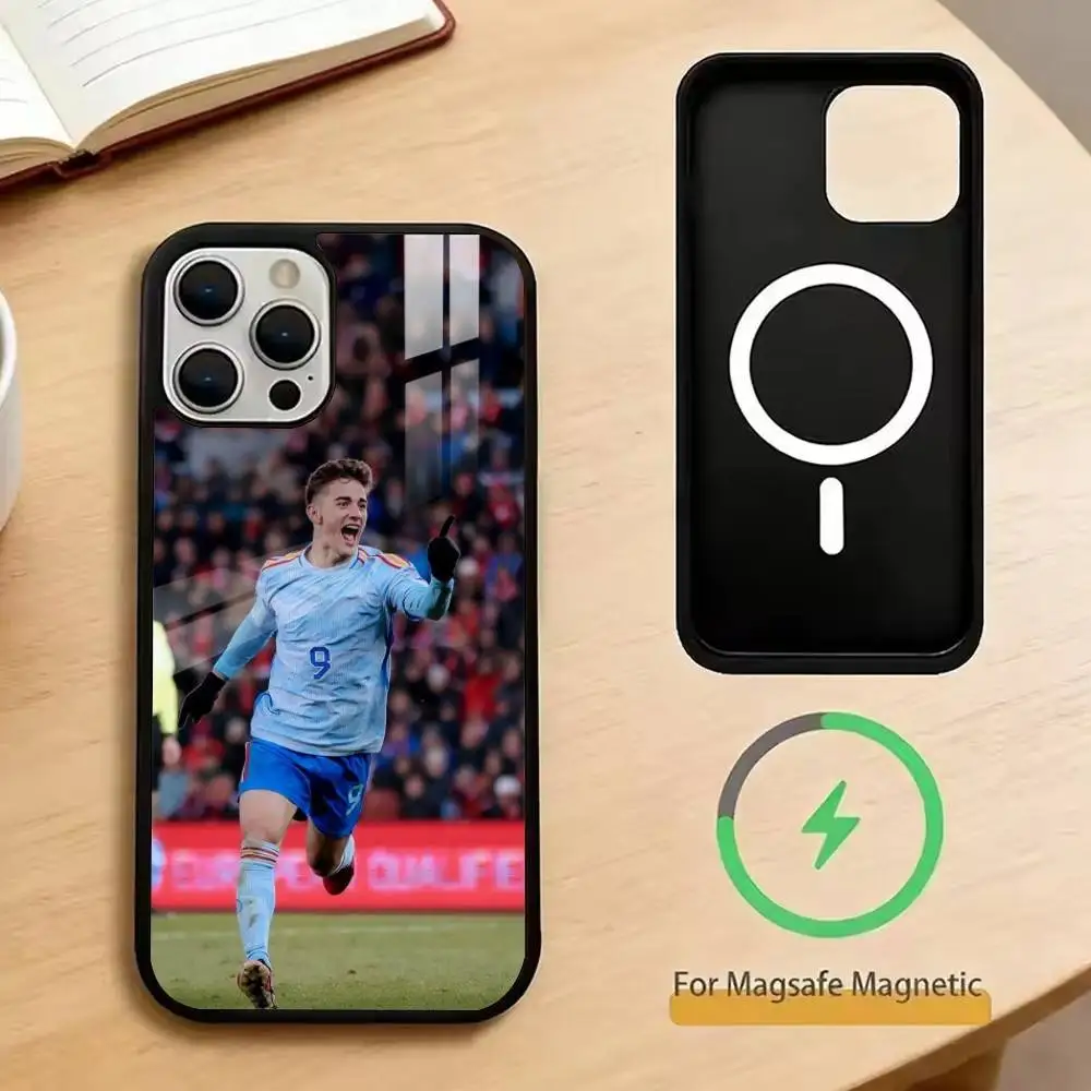 Фото Чехол для телефона P-Pablo G-Gavi-Football-Sport для iPhone 17, 16, 15, 14, 13, 12, 11 Plus, Pro с поддержкой магнитной беспроводной зарядки №3