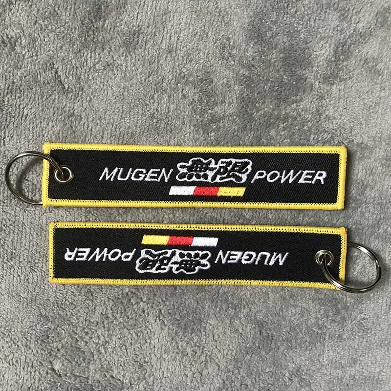 

1 шт. автомобильный Стайлинг MUGEN POWER вышивка нейлоновое плетение для Honda Civic GK5 JDM автомобильный брелок для ключей автомобильные аксессуары для мотоциклов