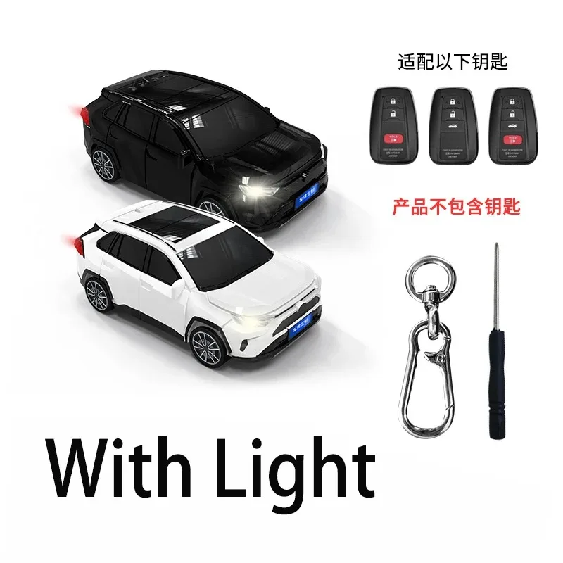 

Чехол для ключей модели Toyota Rav4 для Toyota C-HR CHR Prius RAV 4 Camry Corolla, чехол для ключей с дистанционным управлением, держатель для ключей, сумка, брелок