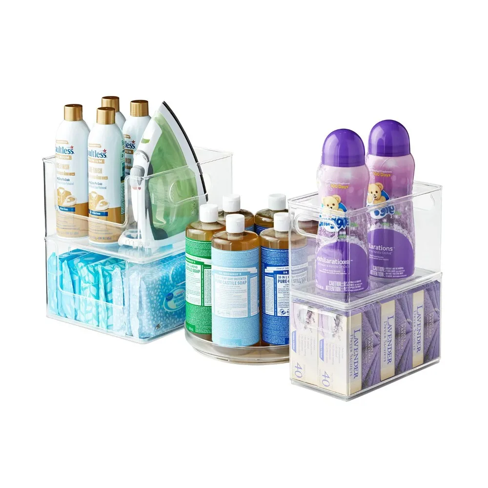 

Clear Laundry Organizing System 5-Piece