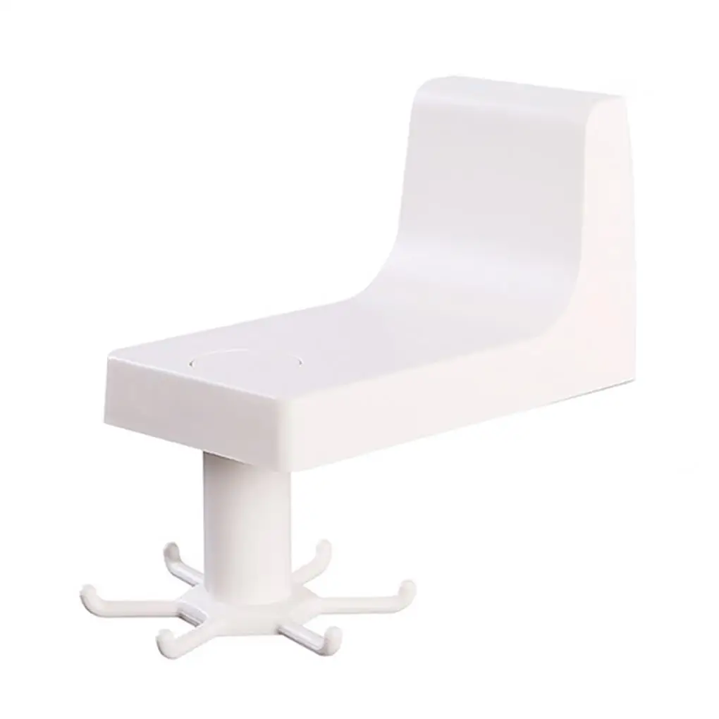 

Кухонная Подставка для хранения, Бесплатная Пробивка, вращающийся Органайзер, самоклеящаяся полка с крючком, кухонная ложка, кухонная посу...