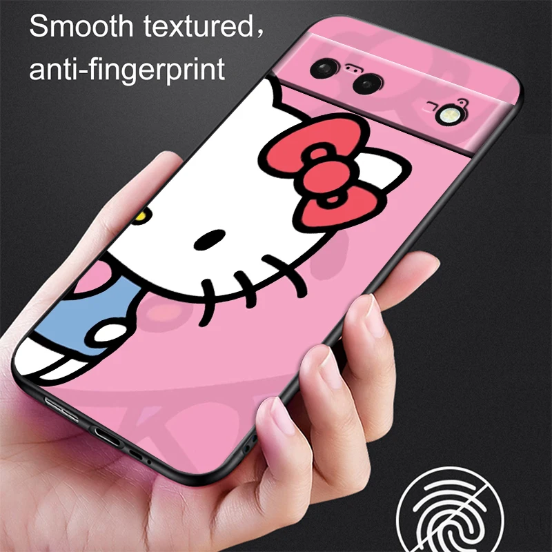 Милый мультяшный чехол H-Hello K-Kitty для Google Pixel 9 8 7A 7 6A 6 5A 5 4 4A XL