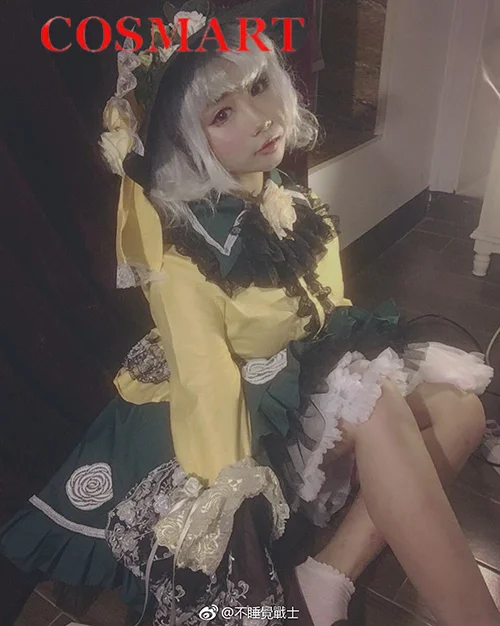 COSMART Touhou Project Komeiji Koishi Косплей Костюм Cos Game Аниме Вечеринка Униформа Хэллоуин