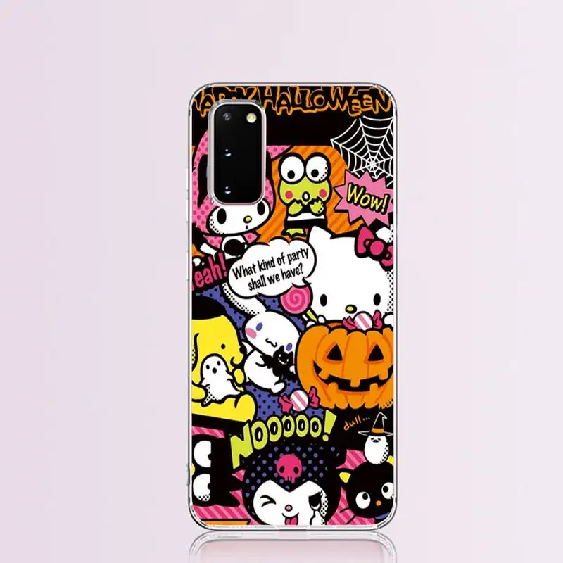 Чехол для телефона Hello Kitty Kuromi My Melody Sanrio Samsung S9 plus S5 S6 S7 edge S8 S10 | Мобильные телефоны и