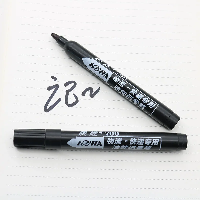 

2 шт. утолщение маркер Пластик жирной Водонепроницаемый Перманентный маркер для белой доски Южная Корея канцелярские офисные студенческие открытые чернильные Маркеры Ручка