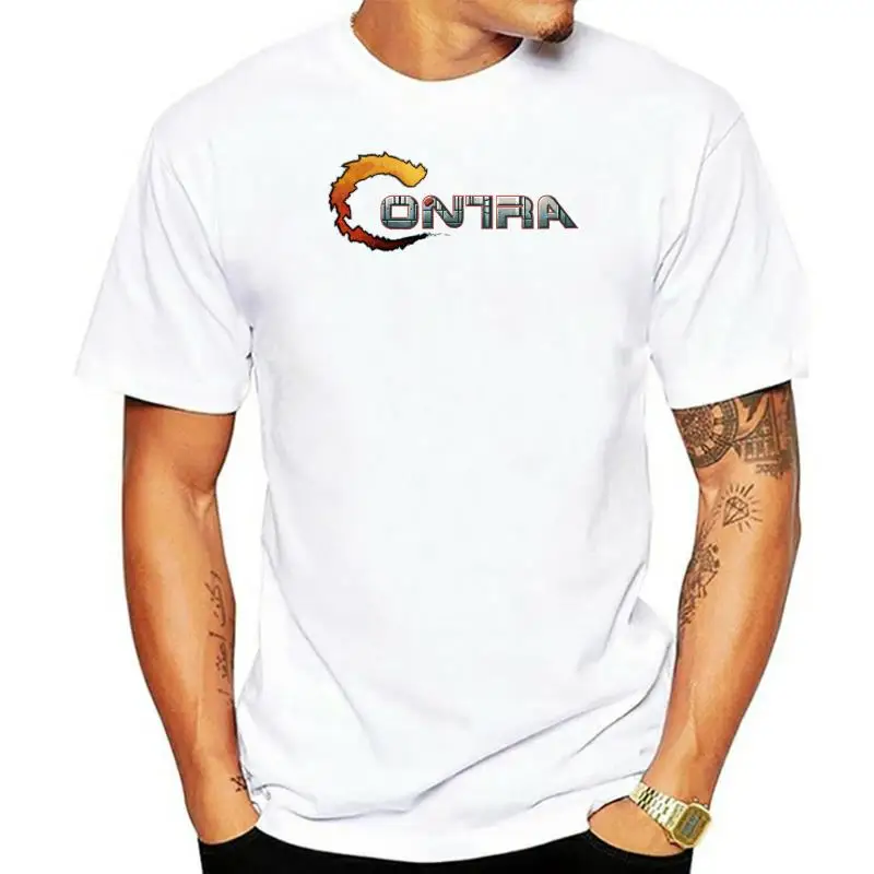 

Contra T Shirt Contra T-Shirt Classic Cute Tee Shirt Cotton Printed Short-Sleeve Plus size Mens Tshirt