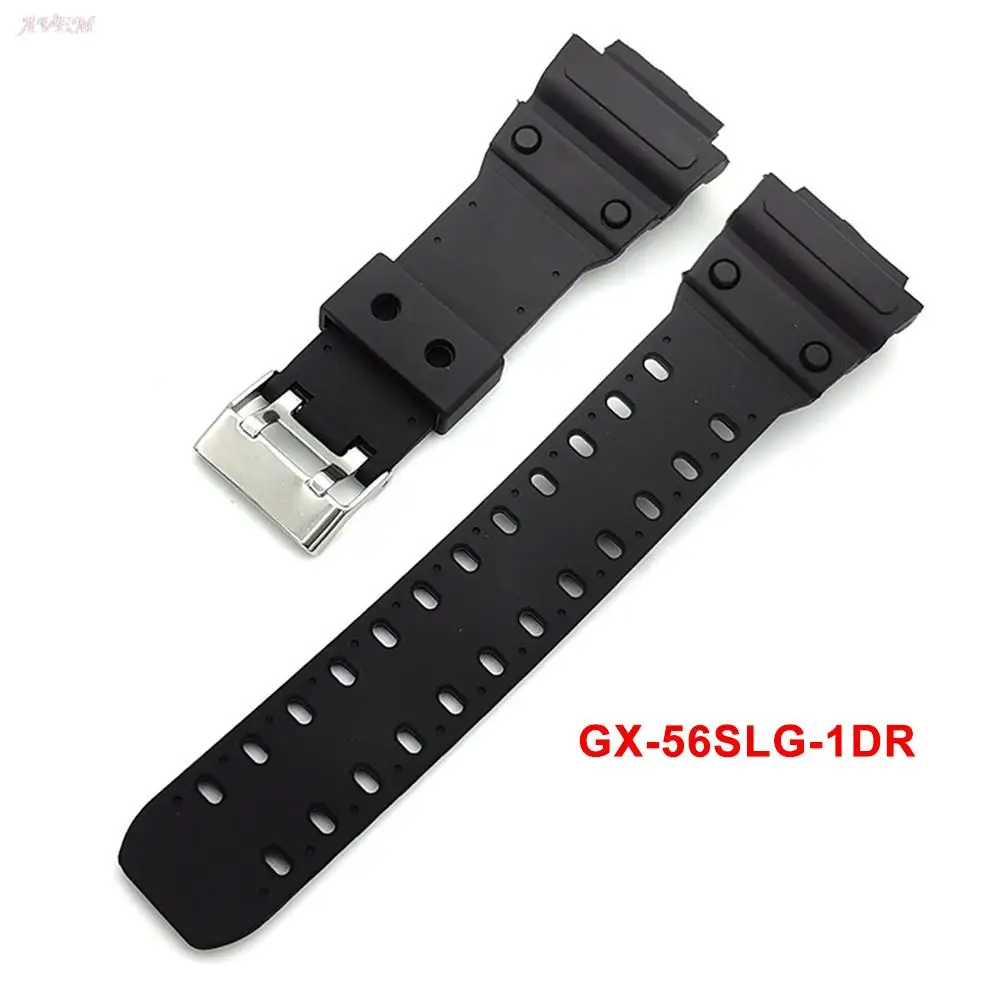 Резиновый ремешок для часов Casio G-shock черный силиконовый пластиковый наручный