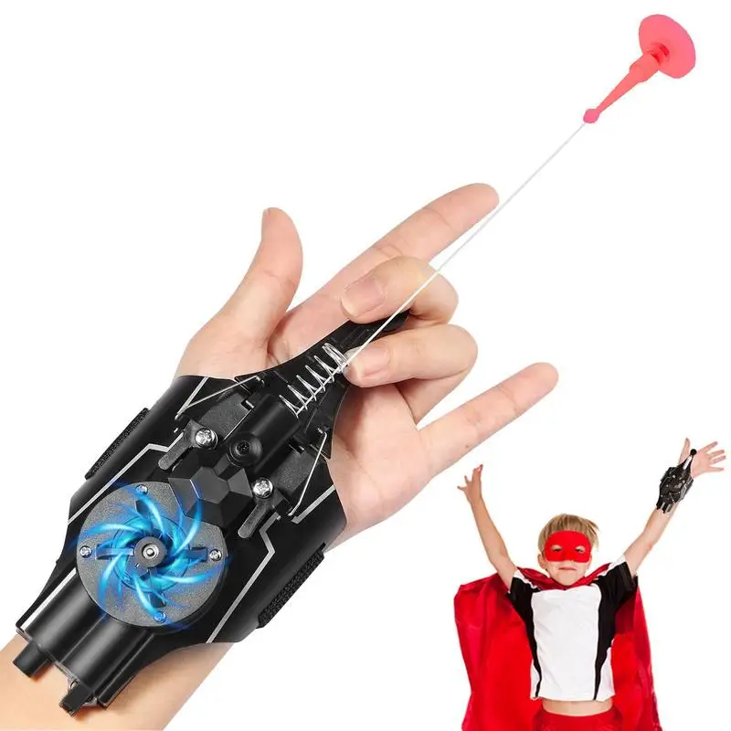 

Spider Web Shooters Toy Kids Wrist Toy Shooters Electric Reel-in Web Launcher String Shooters Spider Cosplay Costume Props
