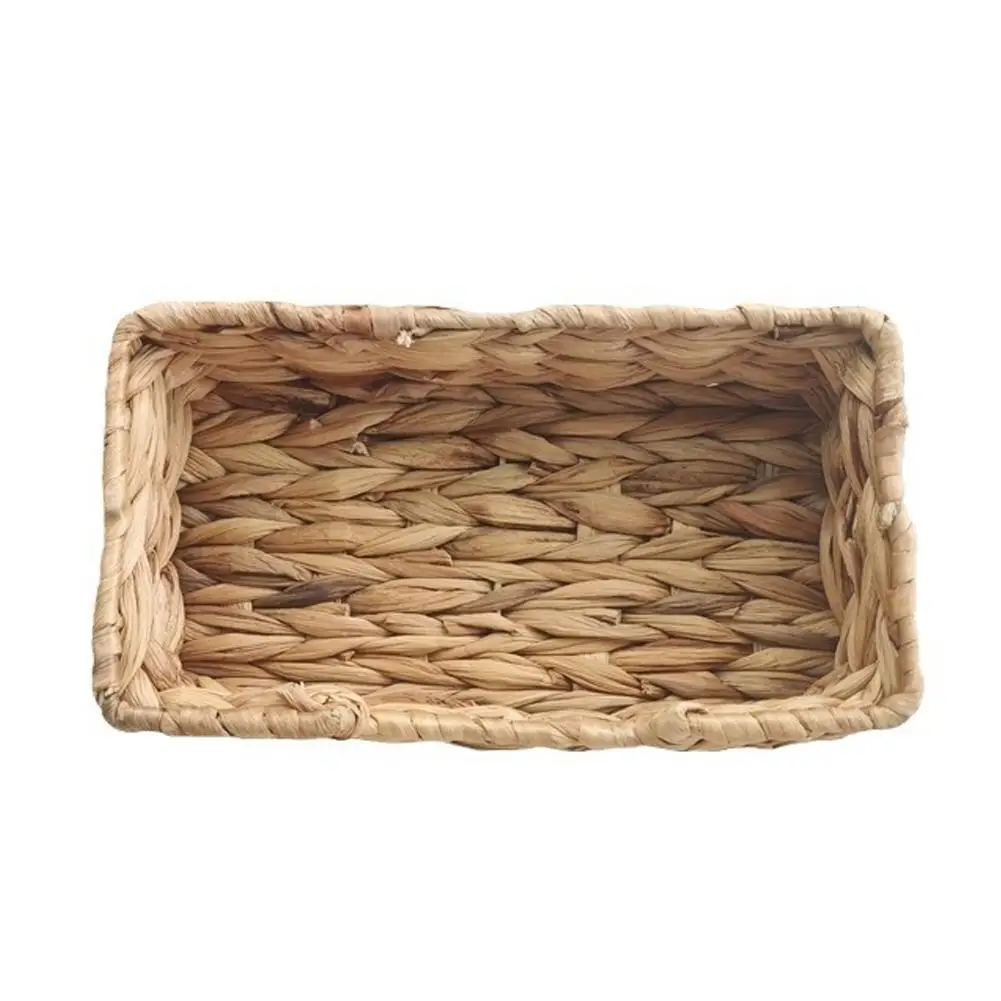 Квадратная соломенная коробка для салфеток водяной гиацинт ткацкий