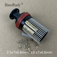 baterady 18pt t brass letters 2 5x7x6 8mm dk1100 solid ink coding machine hole brass letters with holder
