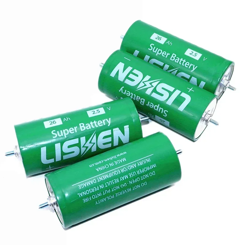 Новый аккумулятор LTO 2 5 В 26 Ач DIY 12 24 100% оригинальный литий-титанатный Lishen 20C для