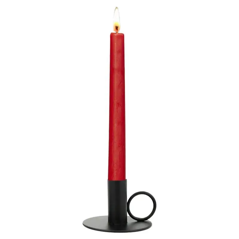Vintage Home Decor Iron Chamberstick Candle Holder Holiday Supply Candle Holder With Handle For Living Rooms