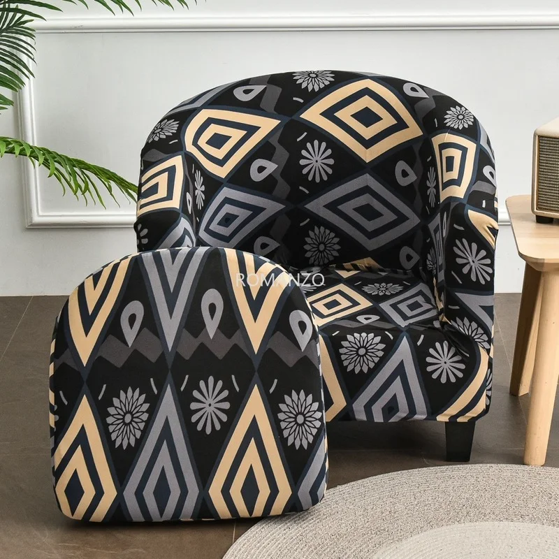 Новинка чехол для кресла с одним клубным дизайном раздельная полноразмерная