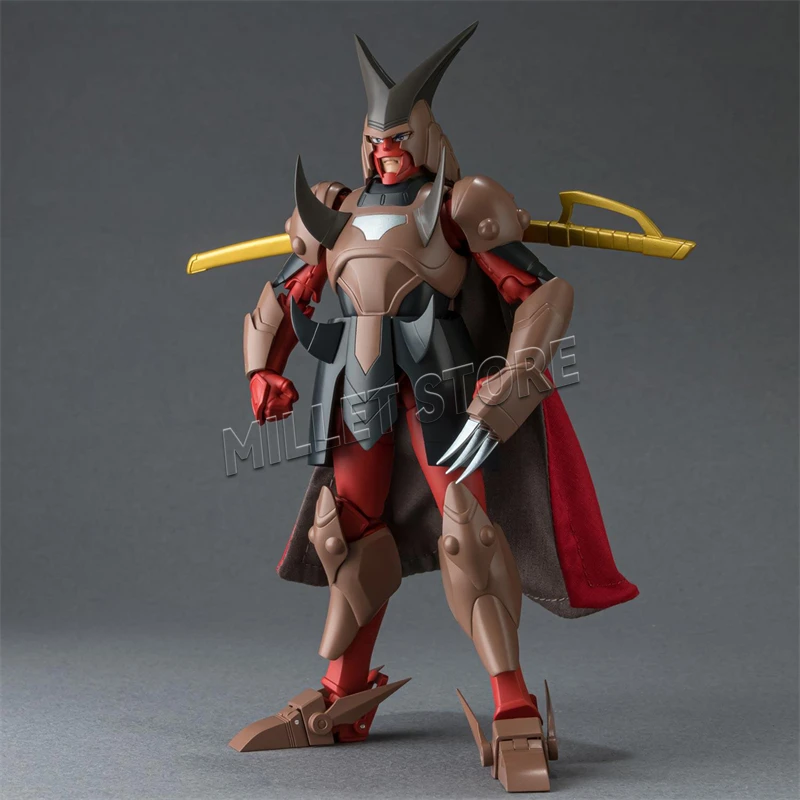 Фото Коллекционная фигурка-модель Flame Toys Ronin Warriors Dark Magic General Anubis Enumishou, игрушка, подарок №2