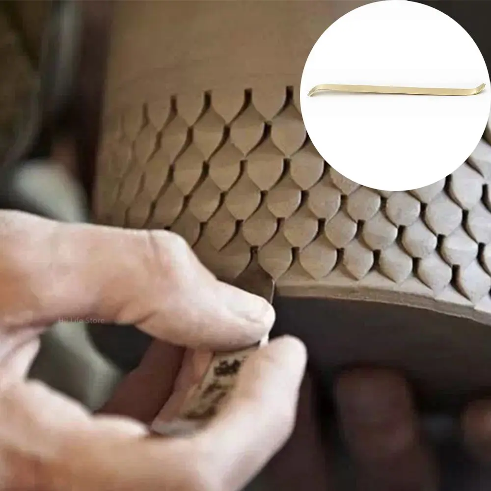 

Handcraft Pottery Clay Tool Sculpture Dragon Scale Texture Fish Scale Maker Ceramic Tool Modeling Blade