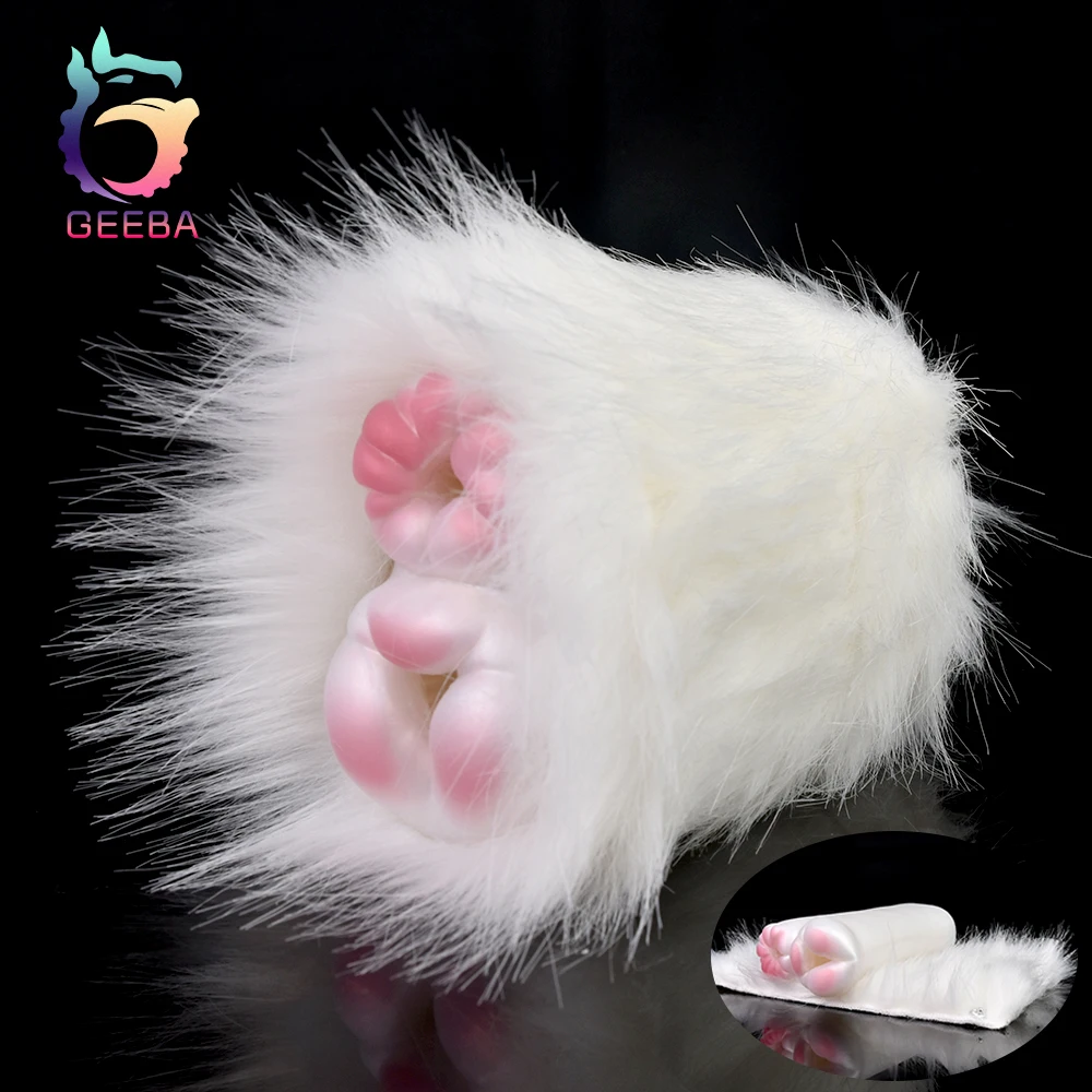 Мужская чашка для мастурбации GEEBA с искусственным мехом 3 в 1 мягкие силиконовые