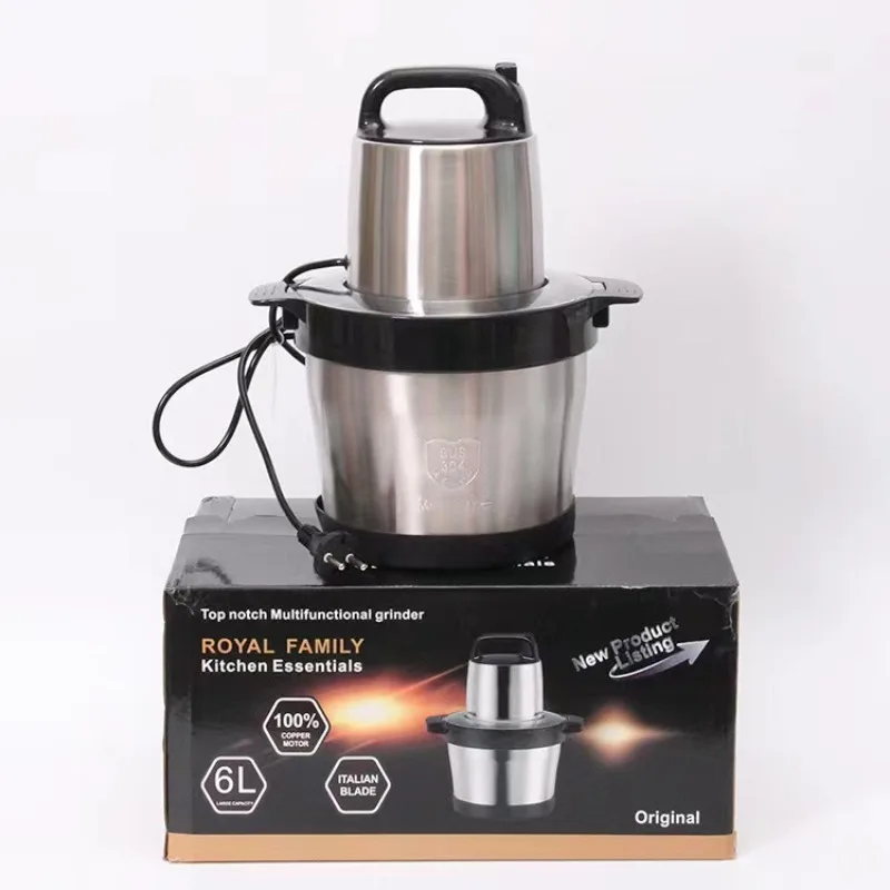 Silver Copper Fufu Blender Meat Grinder Kitchen Food Processor Cooking Machine